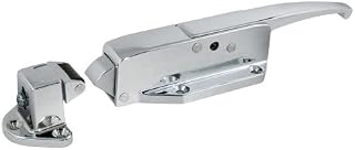 Kason 0058 Safeguard Radial Latch and Flush to 1/4" Roller Strike, Polished Finish, 10058L05021_10059005001