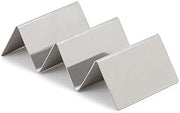 Royal Industries Taco Rack, Holds 2 or 3 Tacos, Stainless Steel, Silver