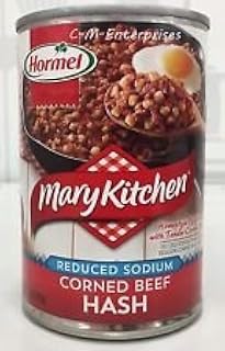 Hormel Mary Kitchen Reduced Sodium Corned Beef Hash, 15-Ounce Units (Pack of 4)