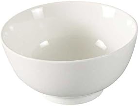 Yanco Abco Collection White Porcelain Rice Bowl 4 1/2" 8.5 Oz box of 48