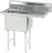74.5" x 29" Single Fabricated Bowl Scullery Sink