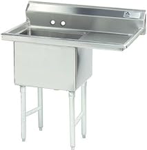 74.5" x 29" Single Fabricated Bowl Scullery Sink