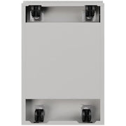 Hirsh Industries Silver / Modern / 27.75" H X 15.00" W X 19.88" D Mobile File Cabinets