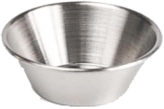 G.E.T. 4-84100 Ramekin/Condiment Cup, 2 Ounces, Stainless Steel, 2-3/4" Diameter x 1"H, Case of 48
