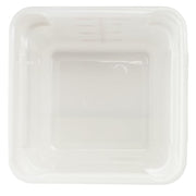 Winco 8 Quart / Container / White Containers