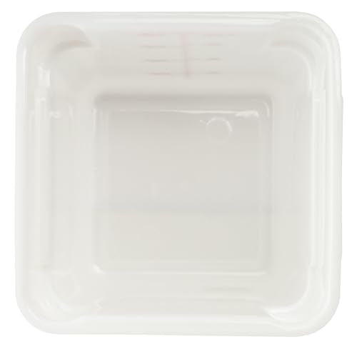 Winco 8 Quart / Container / White Containers