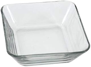 Anchor Hocking Rio Square Small Bowl, Clear, 6.5"