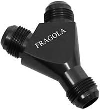 Fragola Performance Systems 900617-BL Y-Fitting 16An Male Inlet X 12An Male Outlets Black