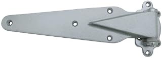Kason 1214 Series Reversible Heavy Duty Iron Strap Hinge for Walk-in Freezer/Refrigerator (Select Offset from 1-1/8" to 1-1/2") (Offset: 1-1/2")