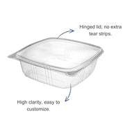 KODA CUP 48oz / Clear / 48.0 fluid_ounces Clamshell Take Out Containers