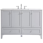 Elegant Decor 48" - Single / Grey / Traditional Bathroom Vanities