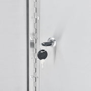 Global Industrial Stainless Steel / 8"L x 16"W x 24"H / Industrial Safety Storage Cabinets