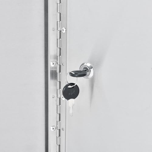 Global Industrial Stainless Steel / 8"L x 16"W x 24"H / Industrial Safety Storage Cabinets
