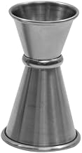 TableCraft JJ1202 Japanese Jigger, 1/2 oz. & 1 oz., Dishwasher Safe, 18/8 Stainless Steel