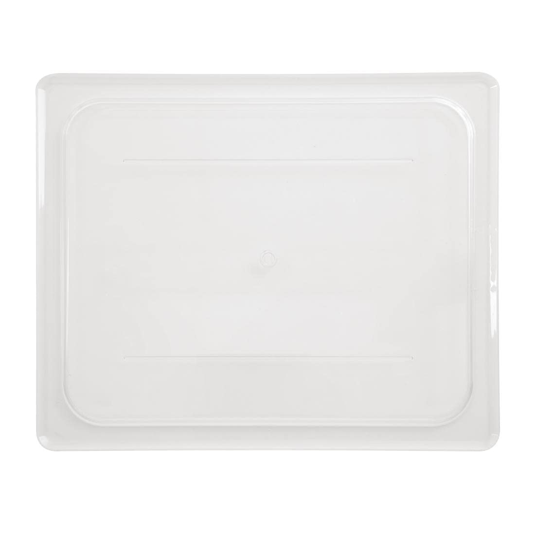20CWC135 Camwear Food Pan Cover 1/2 size flat clear - Case of by Cambro – 1/2 size, Polycarbonate, transparent, Model DC663
