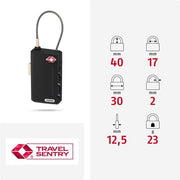 ABUS 1 / Black / 30 mm Combination Padlocks