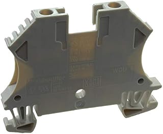 WEIDMULLER - 1020100000 - DIN Rail Mount Terminal Block 22 AWG 4 mm² 32 A 10 AWG Screw 2 Positions-6pack