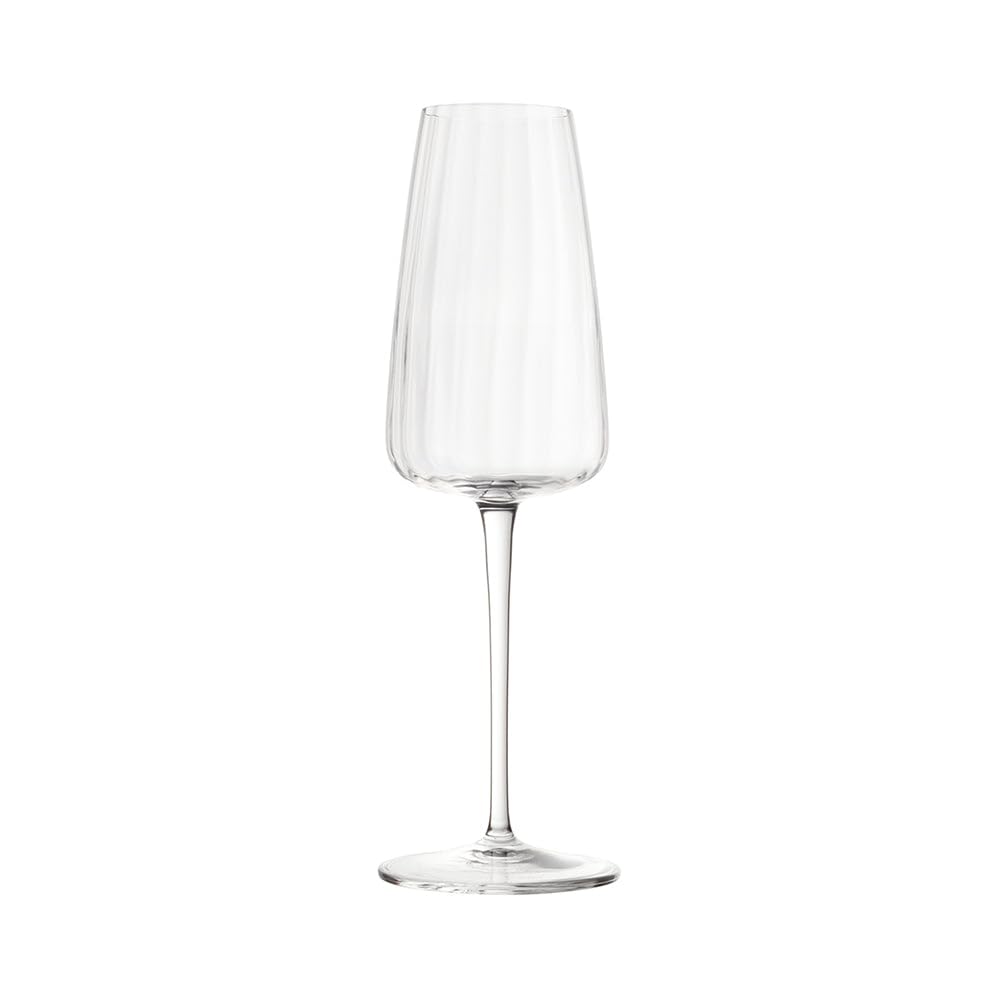 Optica 7 oz. Wine Stem by Luigi Bormioli – 210ml, 7 ounces, Glass, Transparent, Pack of 4