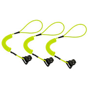 Ergodyne Lime / 3-Pack / Coil Lanyard - Clamp - 2lbs Restraint Ropes & Lanyards