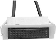 18601-0080 Rectangular Signal Light Fits 3/8" X 1-5/16" Hole White Carter Hoffmann 381158
