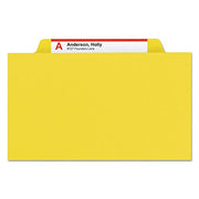 SMEAD Yellow / 1 / 10 Count (Pack of 1) Top Tab Classification Folders