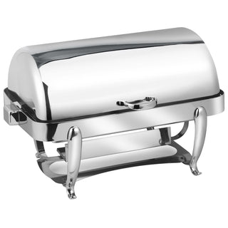Eastern Tabletop Park Avenue Stainless Steel Induction Chafer, 8 qt. - Stainless Steel