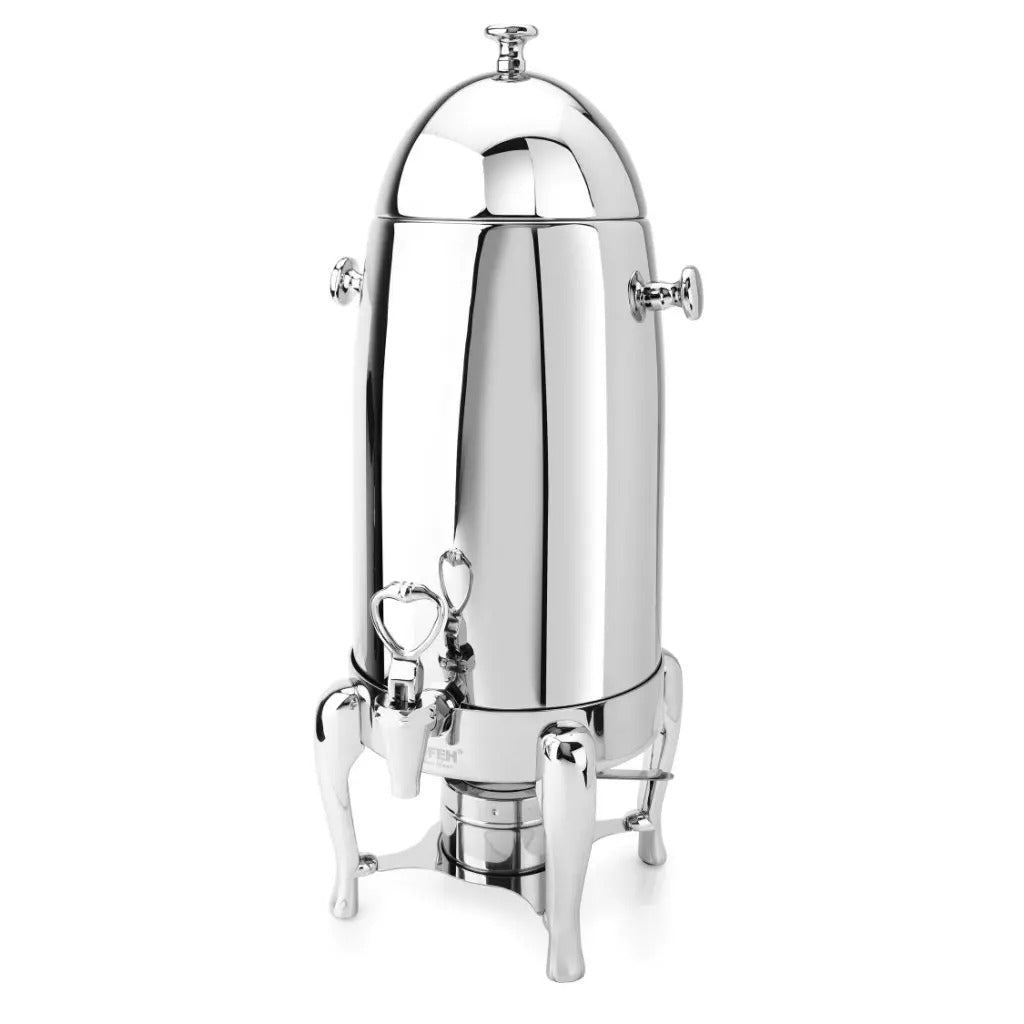 Eastern Tabletop Ballerina Stainless Steel Coffee Chafer Urn, 5 gal. - Silver