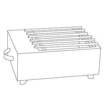 Eastern Tabletop 3264HG Stainless Steel Stove Cover-Up, 11" x 14 1/2", Silver - Default Title