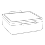 Eastern Tabletop Jazz Smooth Stainless Steel Induction Chafer, 6 qt., Silver - 3874