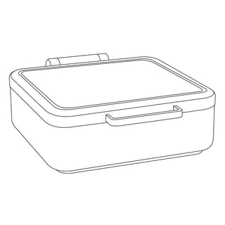 Eastern Tabletop Jazz Smooth Stainless Steel Induction Chafer, 6 qt., Silver - 3874