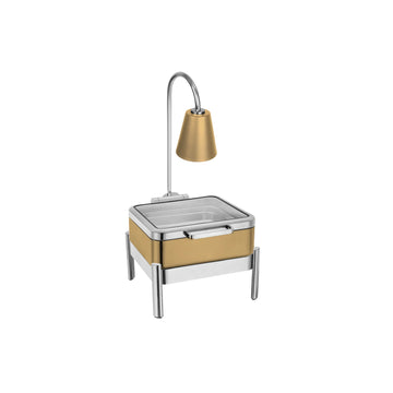 Eastern Tabletop 3874STAND Jazz Smooth Stainless Steel Chafer Stand, 2/3 Size - Default Title