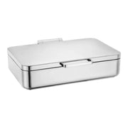 Eastern Tabletop Jazz Smooth Stainless Steel Induction Chafer, 8 qt., Silver - 3875