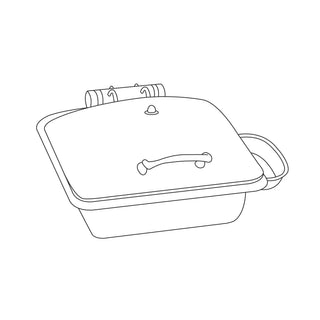 Eastern Tabletop 3964 Crown Stainless Steel Induction Chafer, 4 qt., Silver - Default Title