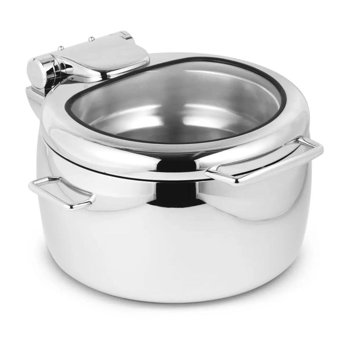 Eastern Tabletop Jazz Rock Stainless Steel Induction Chafer, 11 qt. - Silver