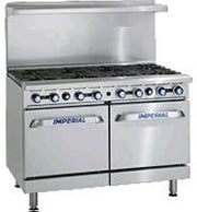 Imperial - IR-G48-48 in Gas Range w/Griddle and Standard Ovens