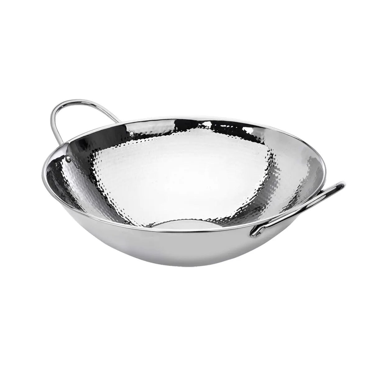 Eastern Tabletop 5702 Stainless Steel Wok, 5 qt., Silver - Default Title