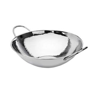 Eastern Tabletop 5702 Stainless Steel Wok, 5 qt., Silver - Default Title