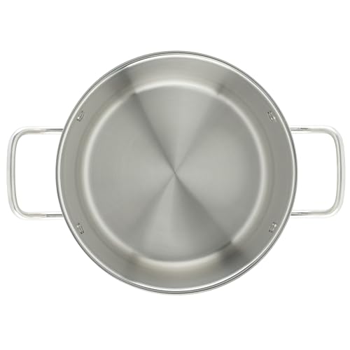 Winco 8 Quarts / Pot With Cover / Silver Stockpots