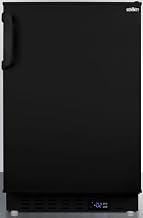 SUMMIT APPLIANCE 2.68 CU. FT. Manual DEFROST Upright Freezer in Black, ADA Compliant ALFZ3