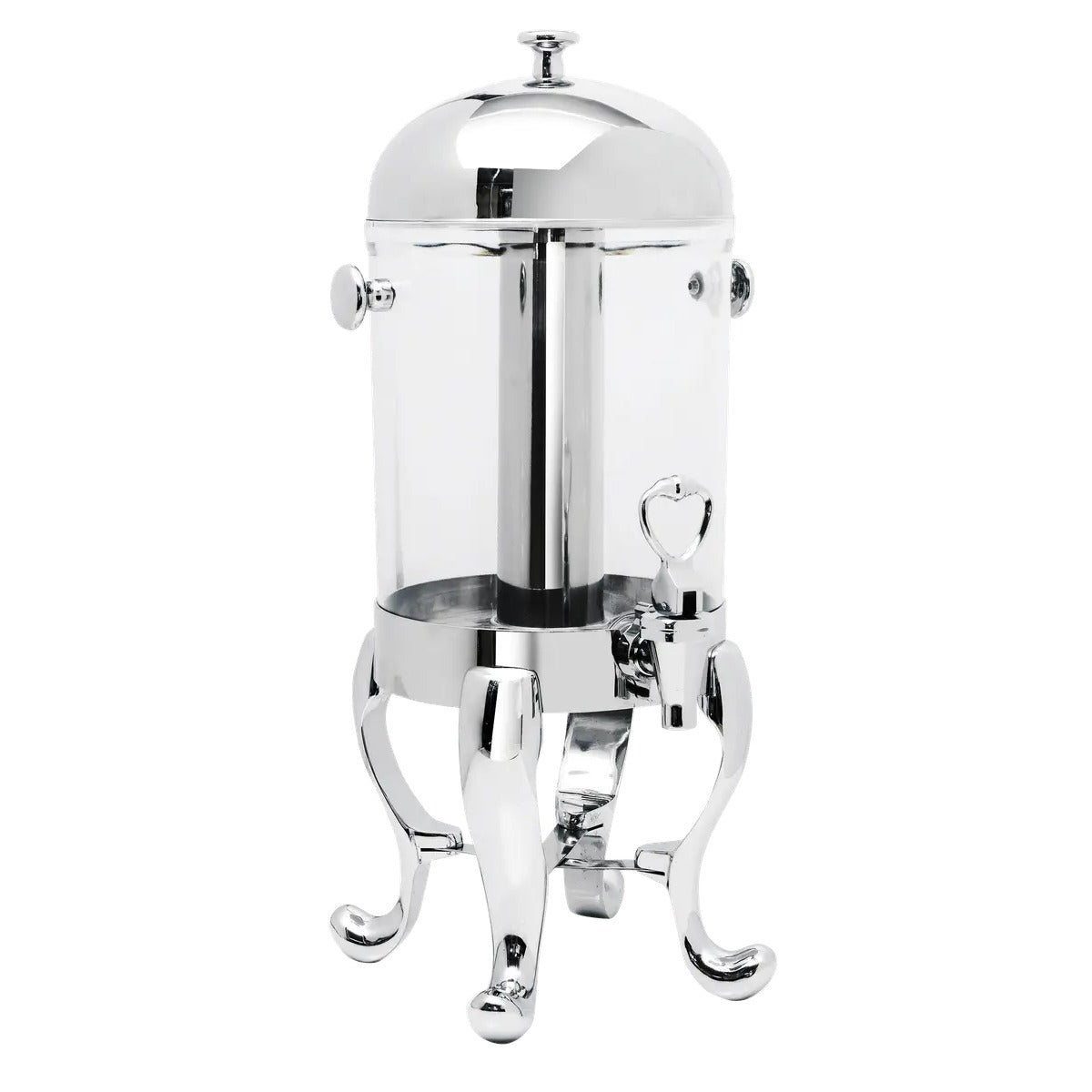 Eastern Tabletop Beverage Dispenser, 2 gal., Silver - 24"