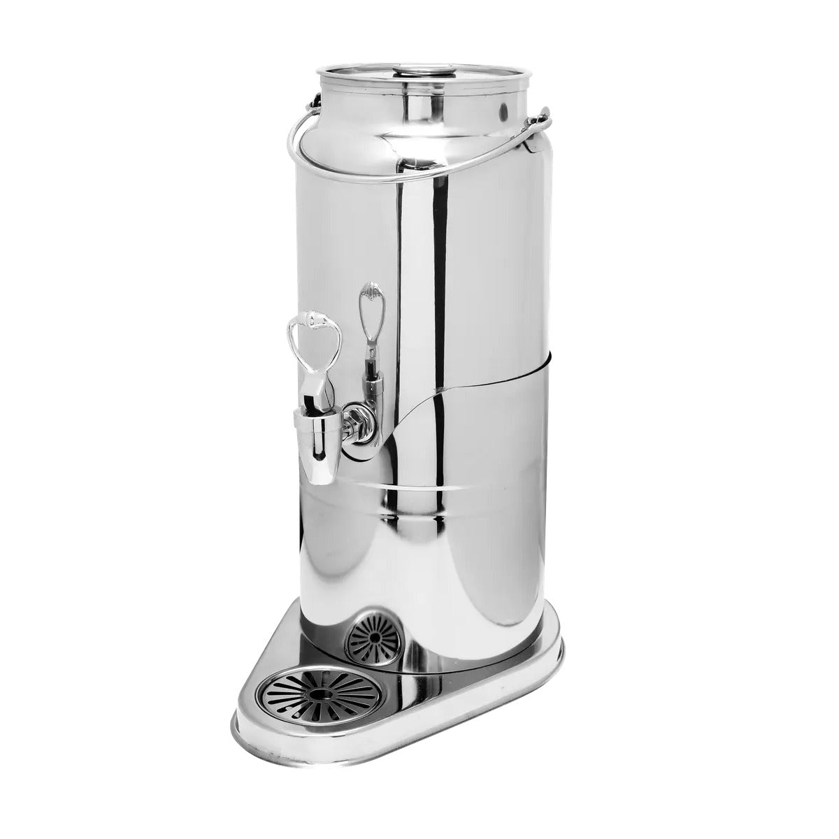 Eastern Tabletop Milk Dispenser, 19" High, Silver - 2 gal.