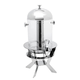 Eastern Tabletop Beverage Dispenser, 2 gal., Silver - 22"