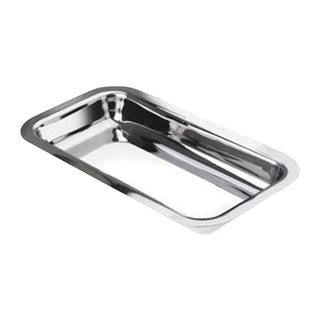 Eastern Tabletop 7670 Stainless Steel Spoon Rest, 4" x 11", Silver - Default Title