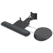 Folding Keyboard & Mouse Tray for Orbit Workstation by Global Industrial – 18" x 20", Black, Model 250966