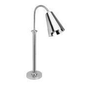 Eastern Tabletop Stainless Steel Heat Lamp, 9" Wide, 110V - Silver
