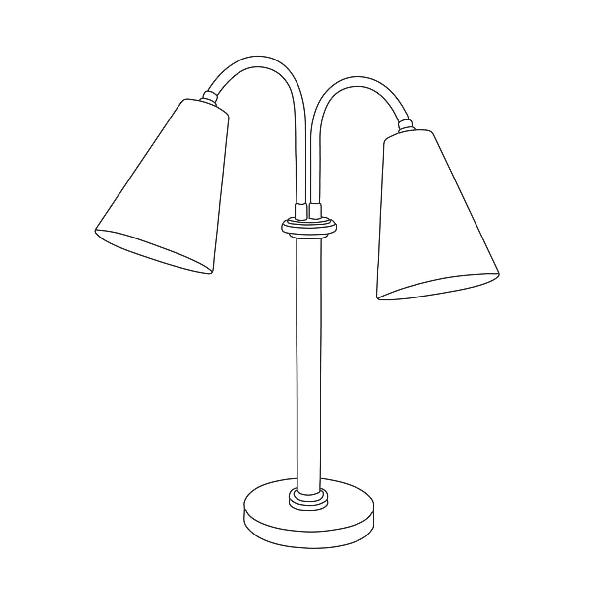 Eastern Tabletop Stainless Steel Heat Lamp, 45" High, 110V - Silver