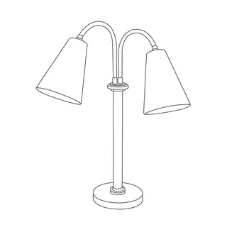 Eastern Tabletop Stainless Steel Heat Lamp, 45" High, 110V - Silver