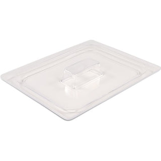 Dinex Acrylic Food Pan Lid, Translucent, 2/Case - 1/2 Size