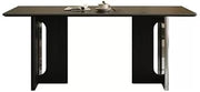 Mesa para Centro De Sala Vintage Style Black Rock Slab Dining Table for Home Use Rectangular Dining Table Dining Table and Chair Set Coffee Table(180x80x75cm)