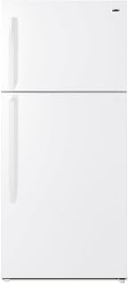 ACCUCOLD Summit 30” Top Mount Refrigerator-Freezer, White - CTR18WLHD (Left Handed Door Swing)